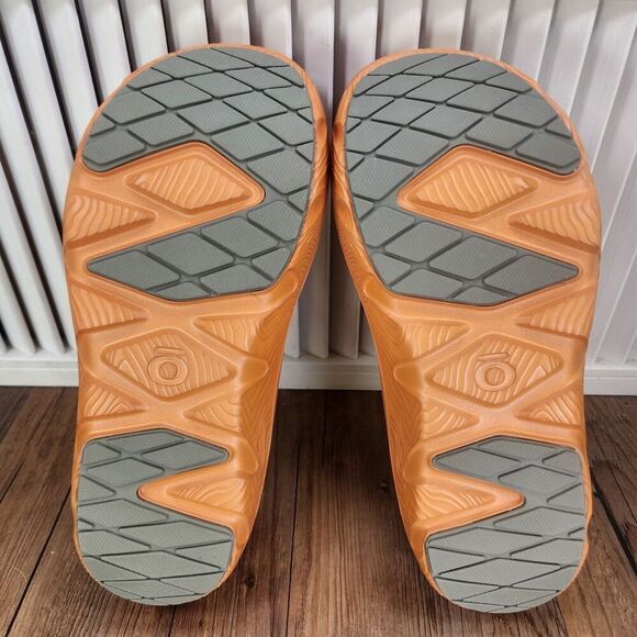 Oboz Whakata Coast Recovery Clogs Mens Sz 9 Melon Orange Slip On Comfort Sandals - Picture 7 of 10